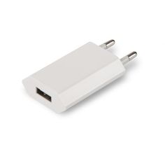 Зарядное устройство сетевое CBR Flower Human Friends 220V to USB, white 1000mA