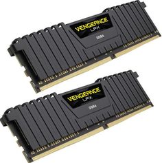 Модуль памяти DDR4 16GB (2*8GB) Corsair CMK16GX4M2A2400C16 Vengeance LPX Black PC4-19200 2400MHz CL16 1.2V Радиатор RTL