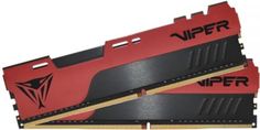 Модуль памяти DDR4 16GB (2*8GB) Patriot Memory PVE2416G400C0K Viper Elite II PC4-32000 4000MHz радиатор Патриот