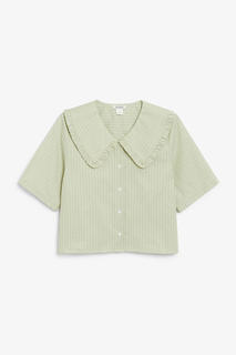 Рубашка с объемным воротником Monki