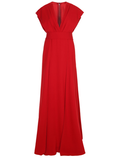 Платье в пол из вискозы Dolce & Gabbana