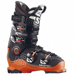 Ботинки горнолыжные Salomon 17-18 X Pro 130 Black/Orange-25,0 см