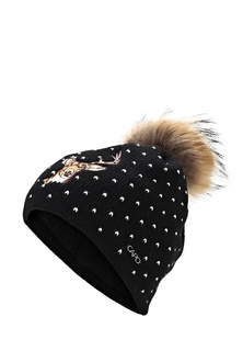 Шапка Capo Beanie W Fur Pompon Black Craft