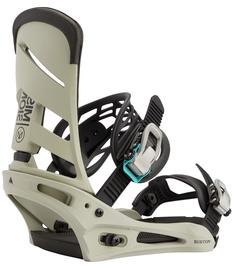 Крепления для сноуборда Burton 20-21 Mission Gray/Green-M