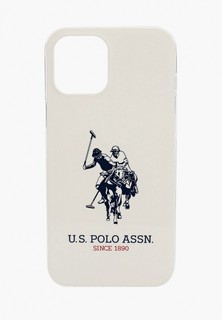 Чехол для iPhone U.S. Polo Assn. PC/TPU Shiny Double horse White
