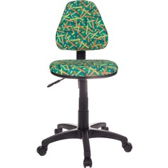 Компьютерное кресло Бюрократ KD-4 зеленый карандаши