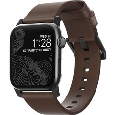 Ремешок для умных часов Nomad Modern Strap 42/44 мм, коричневый (NM1A4RBM00)