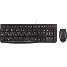 Комплект клавиатуры и мыши Logitech Desktop MK120, Black (920-002561)