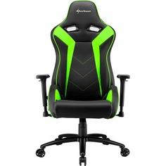 Компьютерное кресло Sharkoon Elbrus 3 черно-зеленый