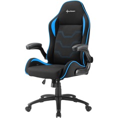 Компьютерное кресло Sharkoon Elbrus 1 чёрно-синий