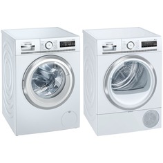 Комплект стиральной и сушильной машины Siemens WM14H0H1OE + WT47XKH1OE