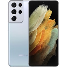 Смартфон Samsung Galaxy S21 Ultra 128 ГБ серебряный фантом