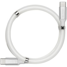 Кабель Deppa USB-C-USB-C, USB 2.0, 1.5 м, белый