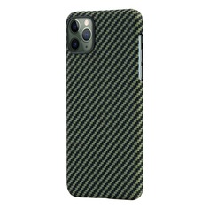 Чехол Pitaka MagEZ KI1205PM для Apple iPhone 12 Pro Max, зелёно-чёрный