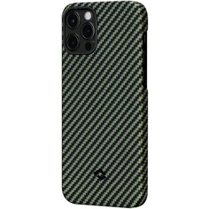 Чехол Pitaka MagEZ KI1205P для Apple iPhone 12/12 Pro, зелёно-чёрный