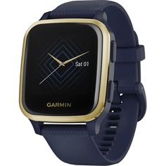 Смарт-часы Garmin Venu Sq NFC Music Navy Light/Gold (010-02426-12)