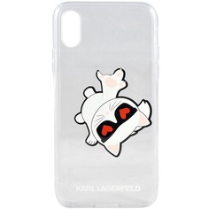 Чехол для смартфона Karl Lagerfeld Choupette Fun для iPhone XR, прозрачный