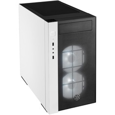 Корпус SilverStone SST-RL08BW-RGB черно-белый