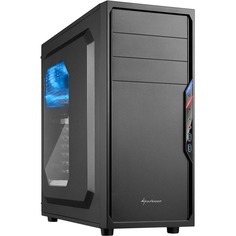 Корпус Sharkoon VS4-W blue led чёрный