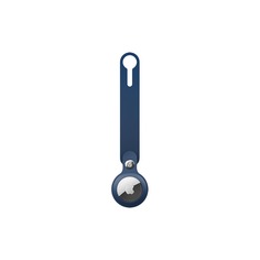 Брелок-подвеска uBear Touch Case для AirTag, тёмно-синий