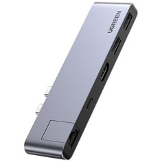 USB разветвитель Ugreen для MacBook, серый (50984)