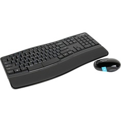 Комплект клавиатуры и мыши Microsoft Wireless Desktop Sculpt Comfort L3V-00017