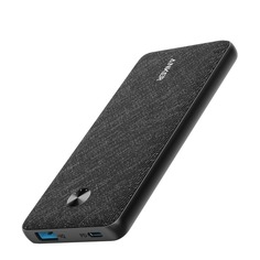 Внешний аккумулятор Anker PowerCore Sense Fabric 10000 мАч, чёрный