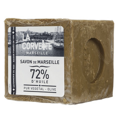 Мыло традиционное марсельское гипоаллергенное оливковое для лица и тела La Corvette