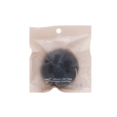 Натуральный спонж конжак для очищения кожи с бамбуковым углём Sophisticated