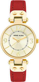 fashion наручные женские часы Anne Klein 9442CHRD. Коллекция Leather