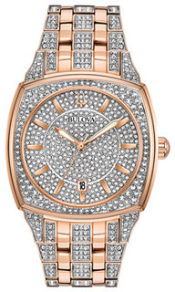Японские наручные мужские часы Bulova 98B324. Коллекция Phantom