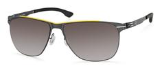 Солнцезащитные очки Ic Berlin IB MB 05 Yellow Bridge-Gun-Metal Black Grey Donnerstag