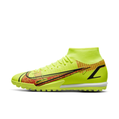 Футбольные бутсы для игры на синтетическом покрытии Nike Mercurial Superfly 8 Academy TF - Желтый