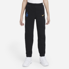 Футбольные флисовые брюки для школьников Inter Milan - Черный Nike