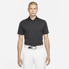 Мужская рубашка-поло для гольфа Nike Dri-FIT Vapor - Черный