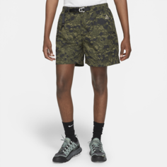 Мужские шорты с принтом по всей поверхности для бега по пересеченной местности Nike ACG - Зеленый
