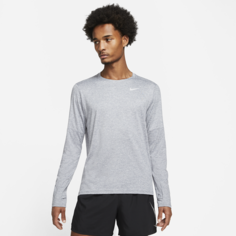 Мужской беговой свитшот Nike Dri-FIT - Серый