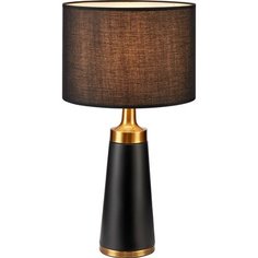 Лампа настольная 27x27 см коричневая Без бренда