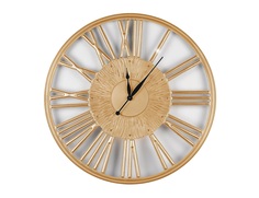 Часы настенные круглые graceful mini с подсветкой (inshape) золотой 3 см.