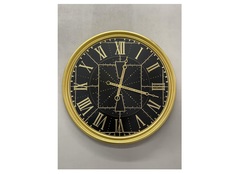 Часы настенные campanas black/gold 90 (inshape) черный 3 см.