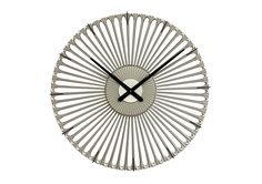 Настенные часы paz silver 75 (inshape) серебристый 4 см.