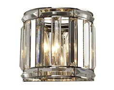 Настенный светильник лациале (lumien hall) серебристый 22 см.