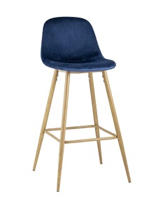 Стул барный валенсия (stool group) синий 42x101x48 см.