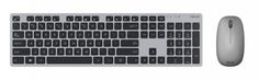 Клавиатура и мышь Wireless ASUS W5000 90XB0430-BKM0J0 серые, USB, FM, 3 кнопки