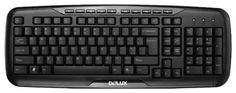 Клавиатура Delux K6200 черная, Slim, MM, USB 6938820410638
