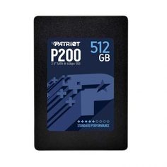 Накопитель SSD 2.5&#039;&#039; Patriot P200S512G25 P200 512GB SATA 6Gb/s TLC 530/460MB/s IOPS 90K/80K MTBF 2M 7mm Патриот