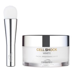 CELL SHOCK WHITE HD Осветляющая освежающая маска Swiss Line