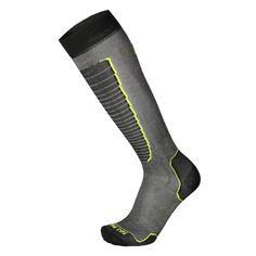 Носки горнолыжные Mico 19-20 Basic Ski Sock Nero/Giallo/Fluo