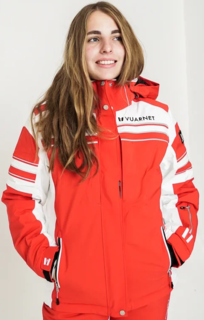 Куртка горнолыжная Vuarnet M Rus L Snow 12 Jkt Lady Red/White/Silver-38