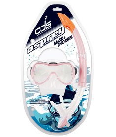 Набор Osprey ADS Mask&Snorkel (маска,трубка) Pink